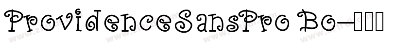 ProvidenceSansPro Bo字体转换